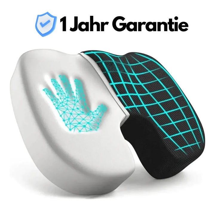 Lisslune | Ergonomic 4D Comfort Seat Cushion with Orthopedic Support