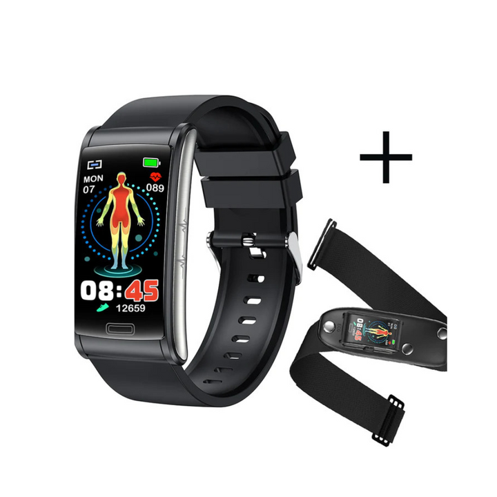 Lisslune | Smart Bracelet 3-Channel EKG Blood Pressure Blood Oxygen Blood Sugar Sleep Detection