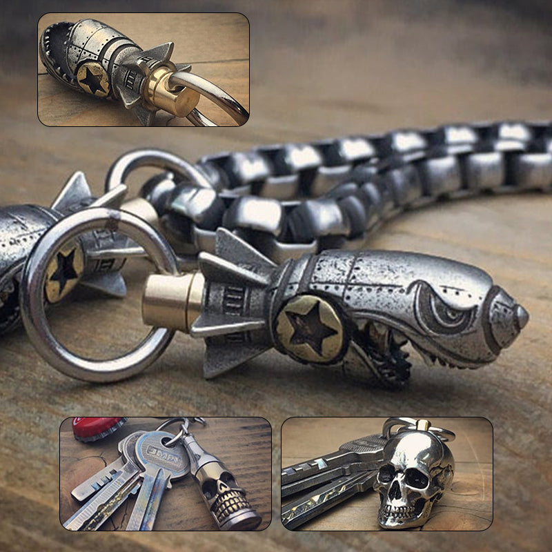 Lisslune | Shark Rocket Bomb Keychain