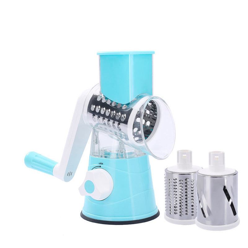 Lisslune | 3 in 1 Rotating Cheese Grater Vegetable Cutter