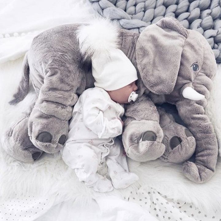 Lisslune | SnuggleTrunk Soft Plush Elephant Cuddle Cushion