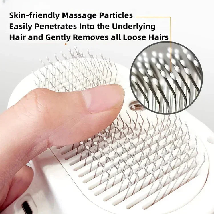 Lisslune | Steam brush for pets with steam cleaning