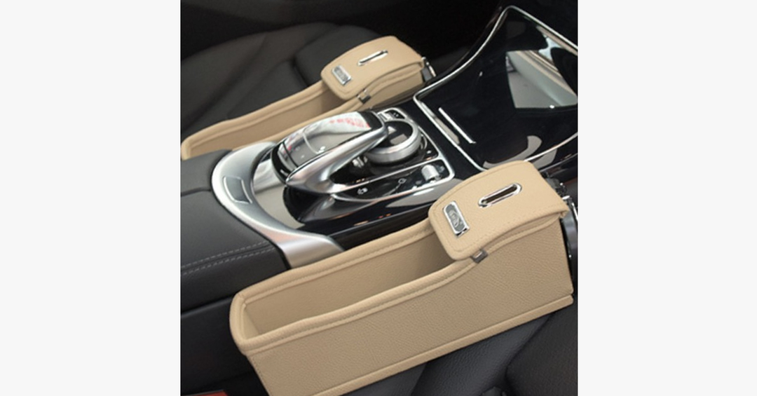 Lisslune | Posh and Trendy Slot Storage Box for Car Seat