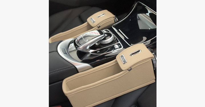Lisslune | Posh and Trendy Slot Storage Box for Car Seat