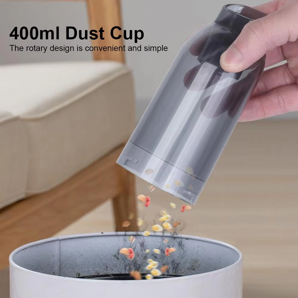 Lisslune | Car Vacuum Cleaner - Powerful and Compact Car Vac for Quick Cleaning
