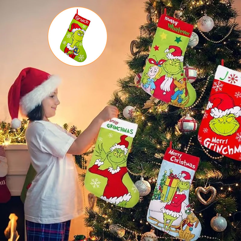 Lisslune | Green Christmas Stockings Christmas Decorations