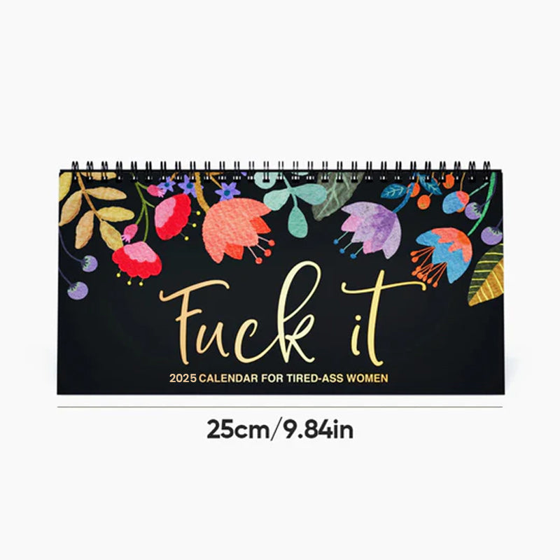 Lisslune | 2025 Calendar with Fun Quotes and Planner