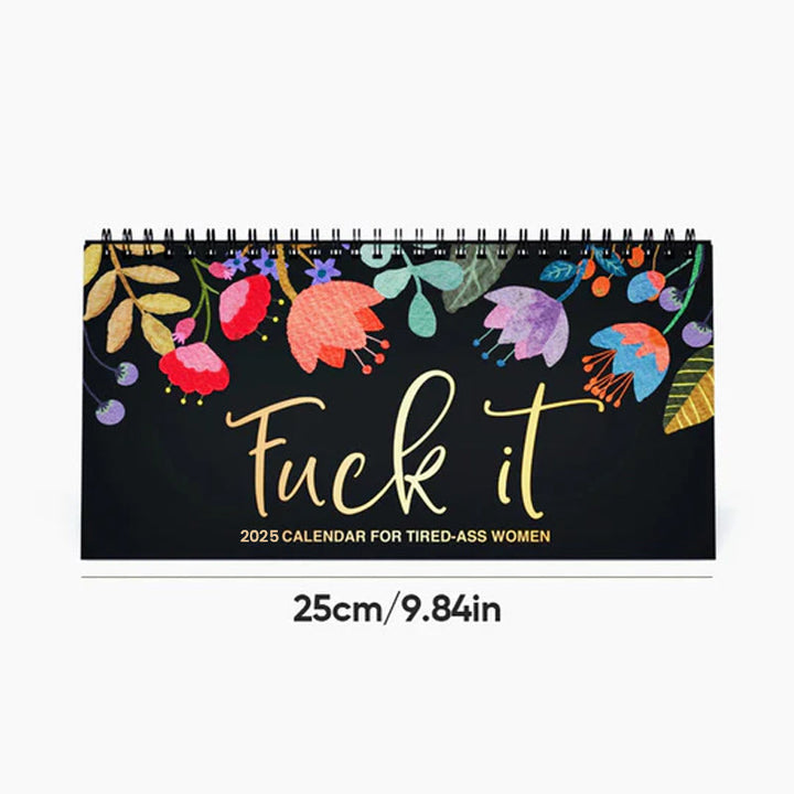 Lisslune | 2025 Calendar with Fun Quotes and Planner