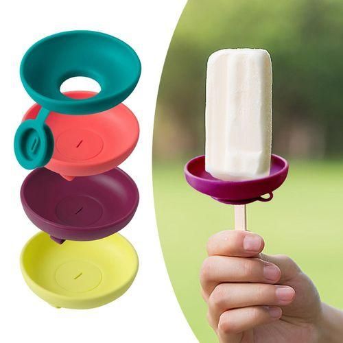 Lisslune | Silicone Ice Cream Holder – Drip Protection for Ice Lollies & Cones