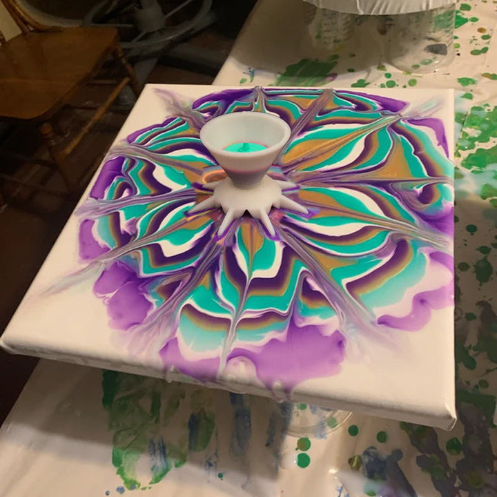 Lisslune | Pouring Colors Flower Split Art Cup