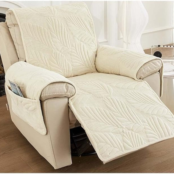 Lisslune | Verdant Leaf Pattern Recliner Cover