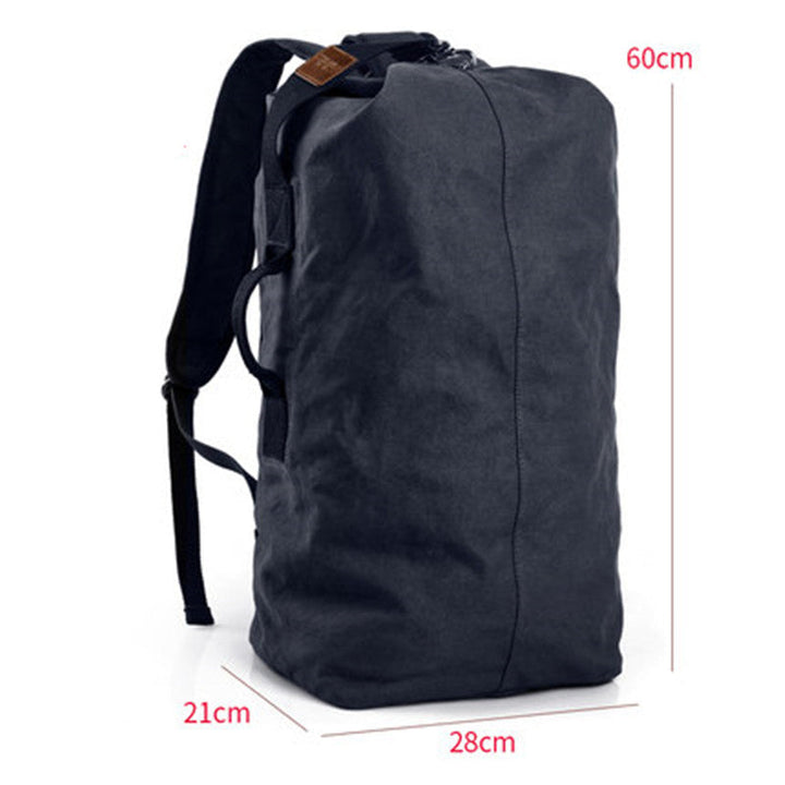 Lisslune | Large Capacity Canvas Backpack, with Sturdy Material, Multiple Interior Pockets and Multi-purpose Utility, for Outdoor & Travel, Men and Women