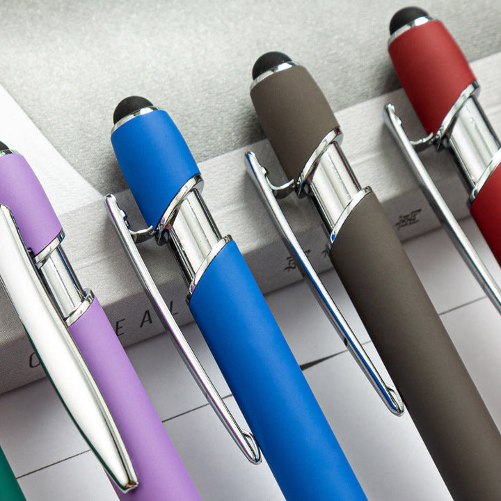 Lisslune | Metal Print Aluminum Ballpoint Pen, 8 Pieces
