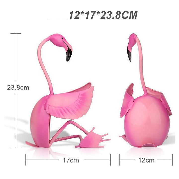 Lisslune | WineFlare Unique Flamingo Wine Rack with Decorative Details