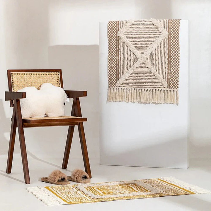 Lisslune | Lustre Fringe Bohemian Rug