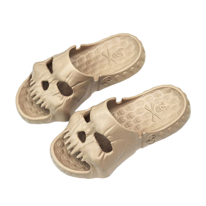 Lisslune | Skull Design Single Band Slippers