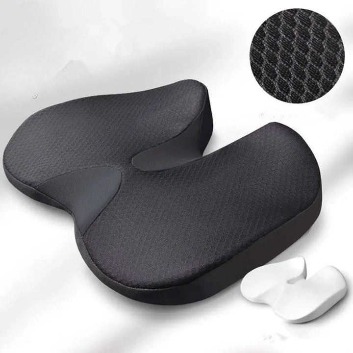 Lisslune | Orthopedic Car Seat Cushion – Comfortable Chair Pad with Anti-Slip Bottom for Better Support
