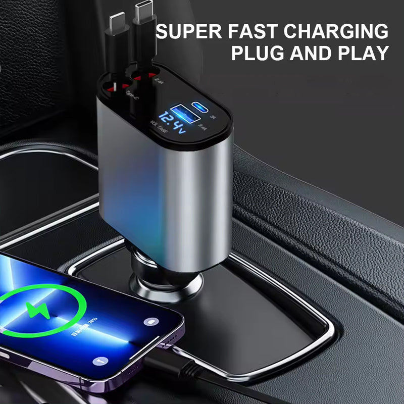 Lisslune | Four-in-One Car Phone Charger
