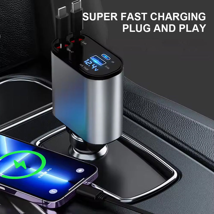 Lisslune | Four-in-One Car Phone Charger