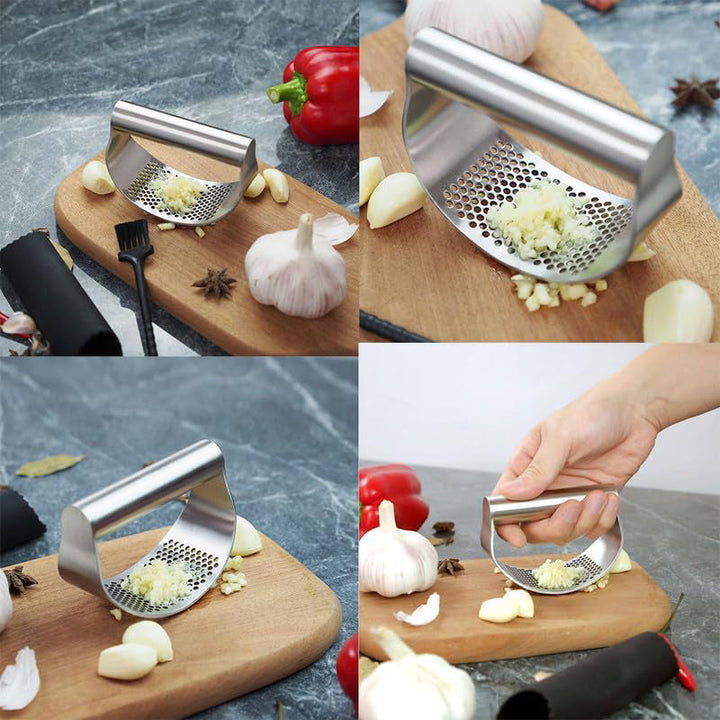 Lisslune | New garlic press made of stainless steel
