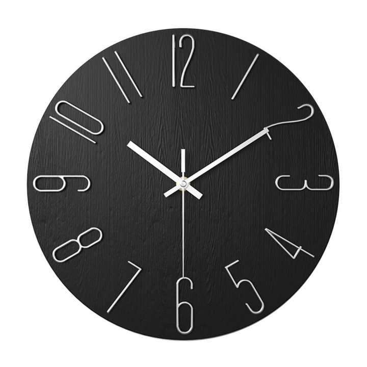 Lisslune | Noble Wall Clock – Modern & Silent Clock for Living Room