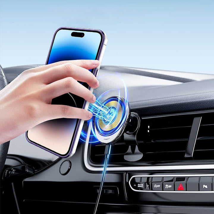 Lisslune | Magnetic Glitter Case with Invisible Stand for iPhone