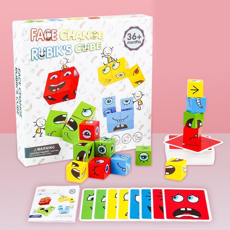 Lisslune | BlockiMix Wooden Puzzle Game – Colorful Educational Blocks for Toddlers and Preschoolers
