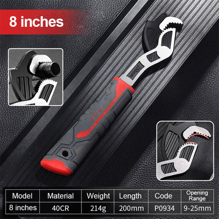 Lisslune | Industrial Quality Multifunctional Self-Locking Pipe Wrench Tool