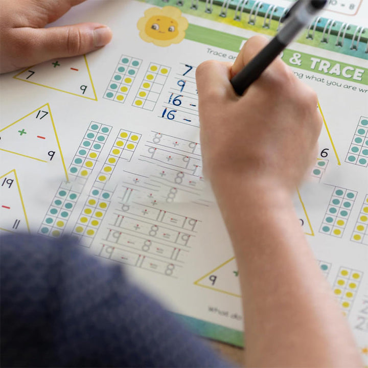 Lisslune | Reusable ribbed handwriting workbooks