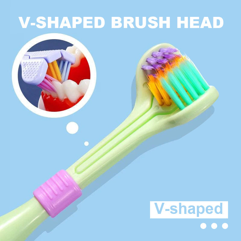 Lisslune | Three-sided toothbrush
