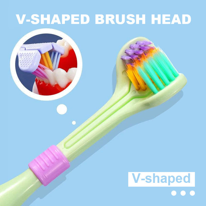 Lisslune | Three-sided toothbrush