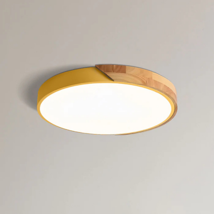 Lisslune | Delos – Scandinavian Wooden LED Ceiling Light | Modern Energy-Efficient Interior Lighting