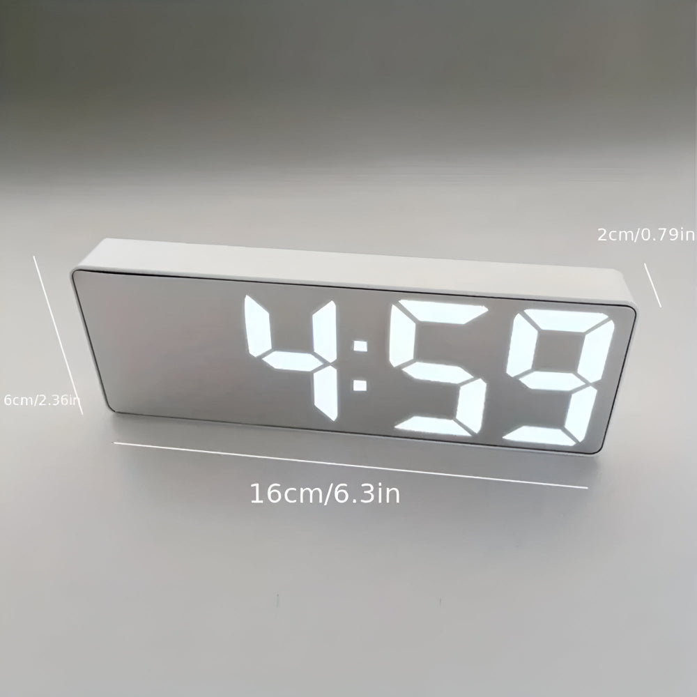 Lisslune | Digital LED Mirror Alarm Clock