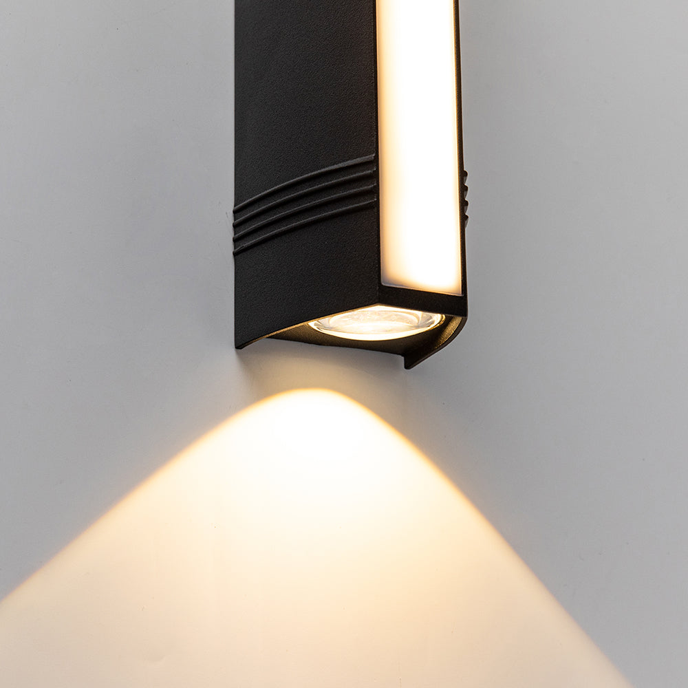 Lisslune | Ultra-Bright Outdoor LED Wall Light – Modern Waterproof Up & Down Design for Garden, Patio & Entryways