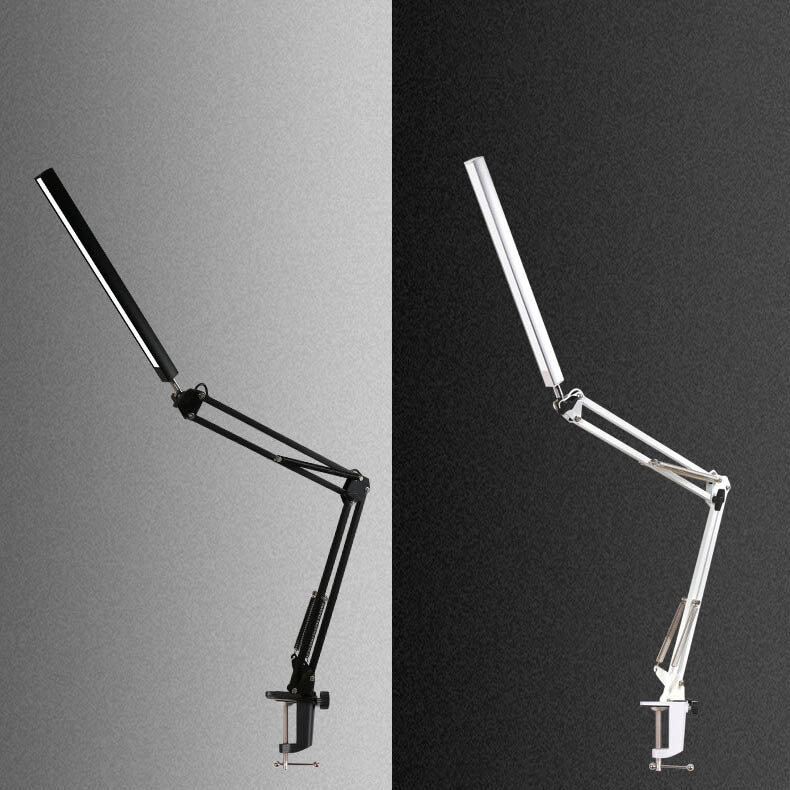 Lisslune | LED Foldable Long Arm Clip Eye Protection USB Reading Table Lamp