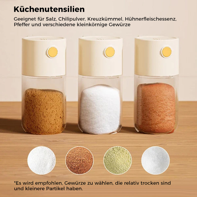 Lisslune | Salt shaker spice dispenser with adjustable filling nozzle