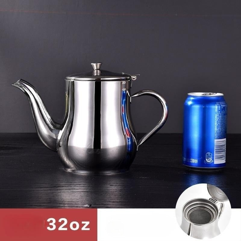 Lisslune | Oil filter jug in stainless steel