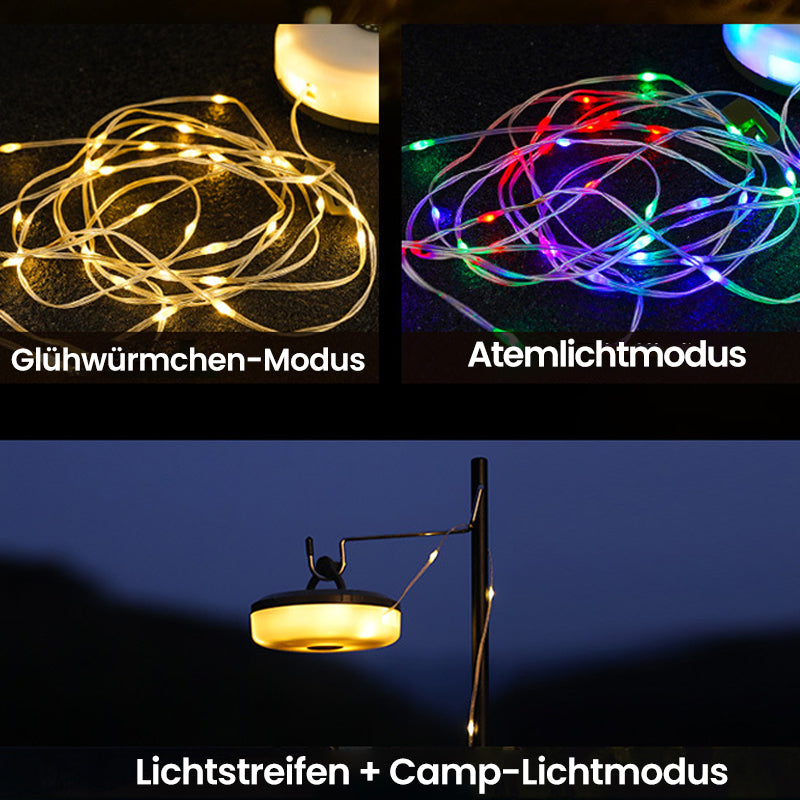 Lisslune | Waterproof portable collapsible string lights for outdoor use