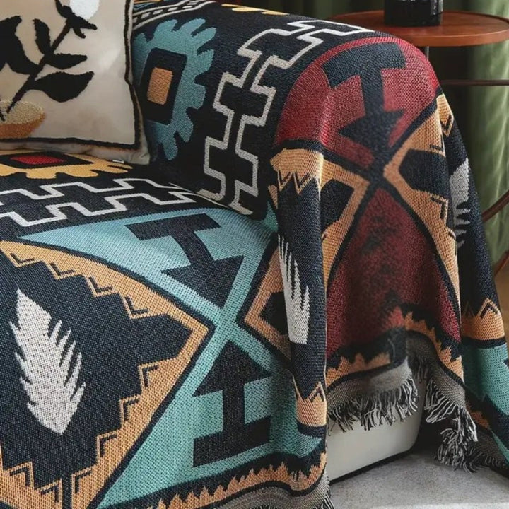 Lisslune | Aztec Geometric Pattern Sofa Cover