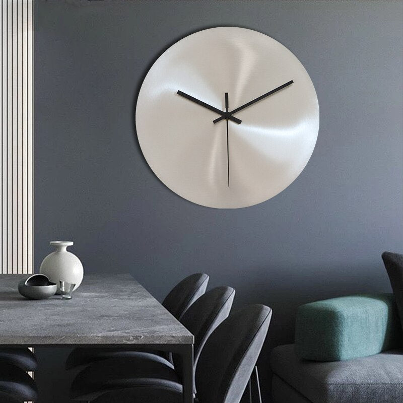 Lisslune | SteelTime - Sleek Stainless Steel Wall Clock