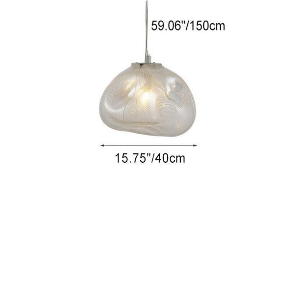Lisslune | CloudNova Glass Pendant Light | Modern Design | Unique Cloud Look | Ambient Lighting