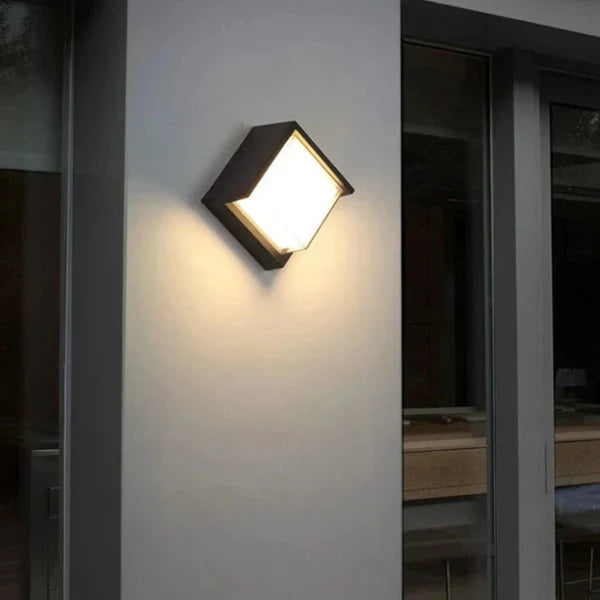 Lisslune | Outdoor Wall Light | Waterproof LED Lantern with PIR Motion Sensor | Ideal for Patios, Porches & Walkways