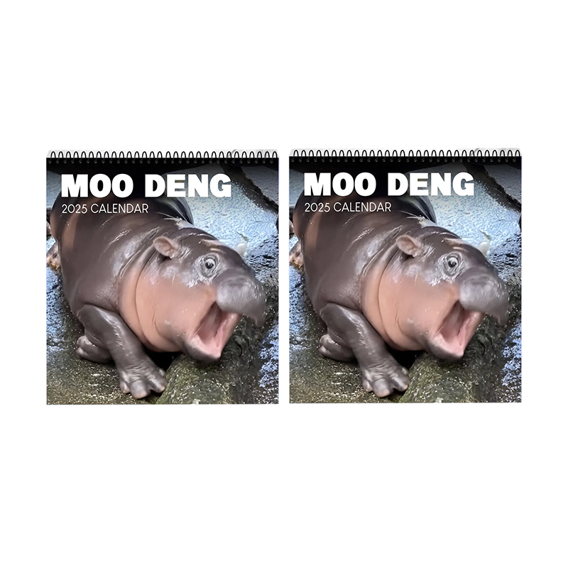 Lisslune | Moo Deng Calendar | Calendar 2025