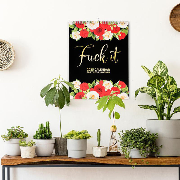 Lisslune | 2025 Calendar with Fun Quotes and Planner