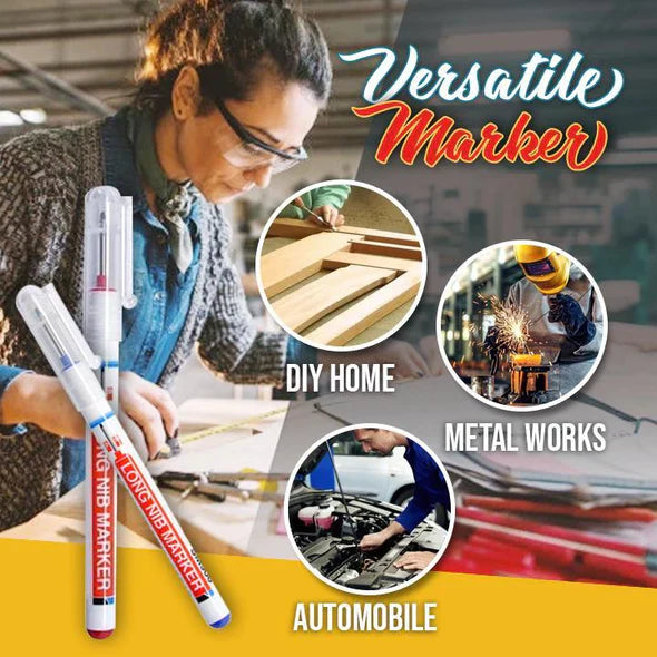 Lisslune | Long-Head Bathroom Woodworking Multipurpose Marker