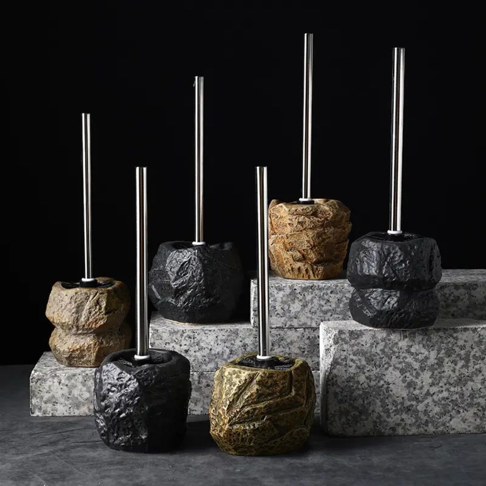 Lisslune | Retro Stone Ceramic Toilet Brush