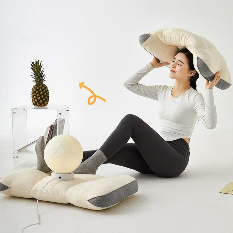 Lisslune | Knitted Cotton Neck-support Sleeping Pillow