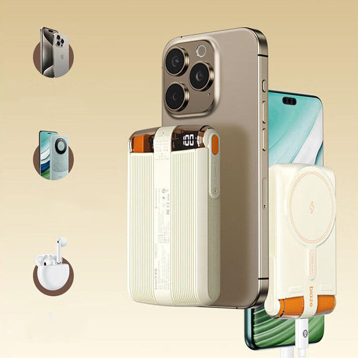 Lisslune | 10000mAh Magnetic Wireless Power Bank