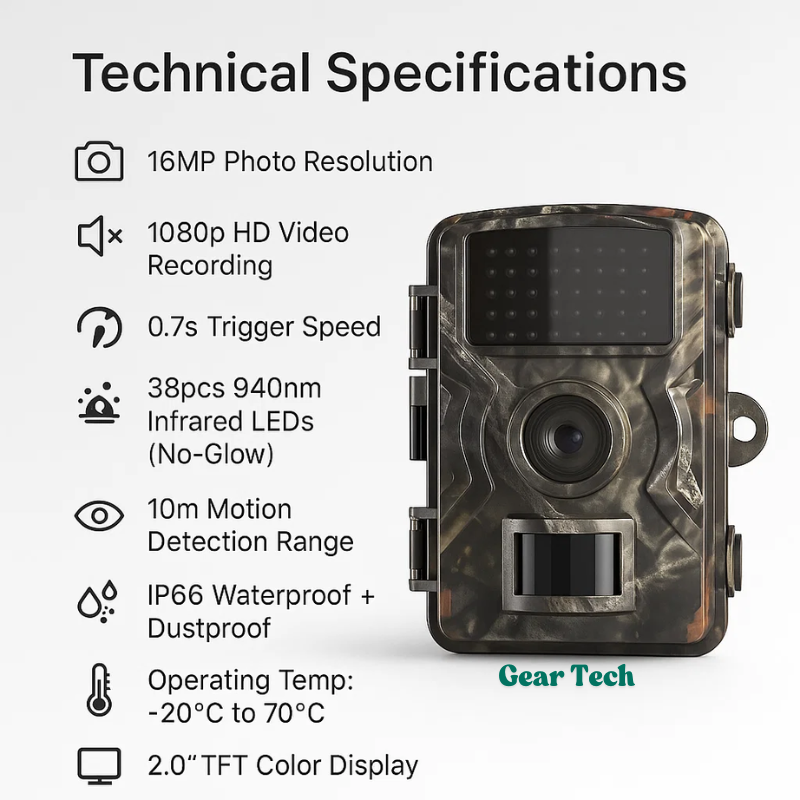 Lisslune | Night Vision Outdoor Wildlife Animal Camera