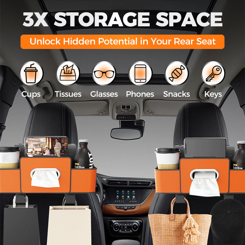 Lisslune | Multifunctional and waterproof car backseat organizer